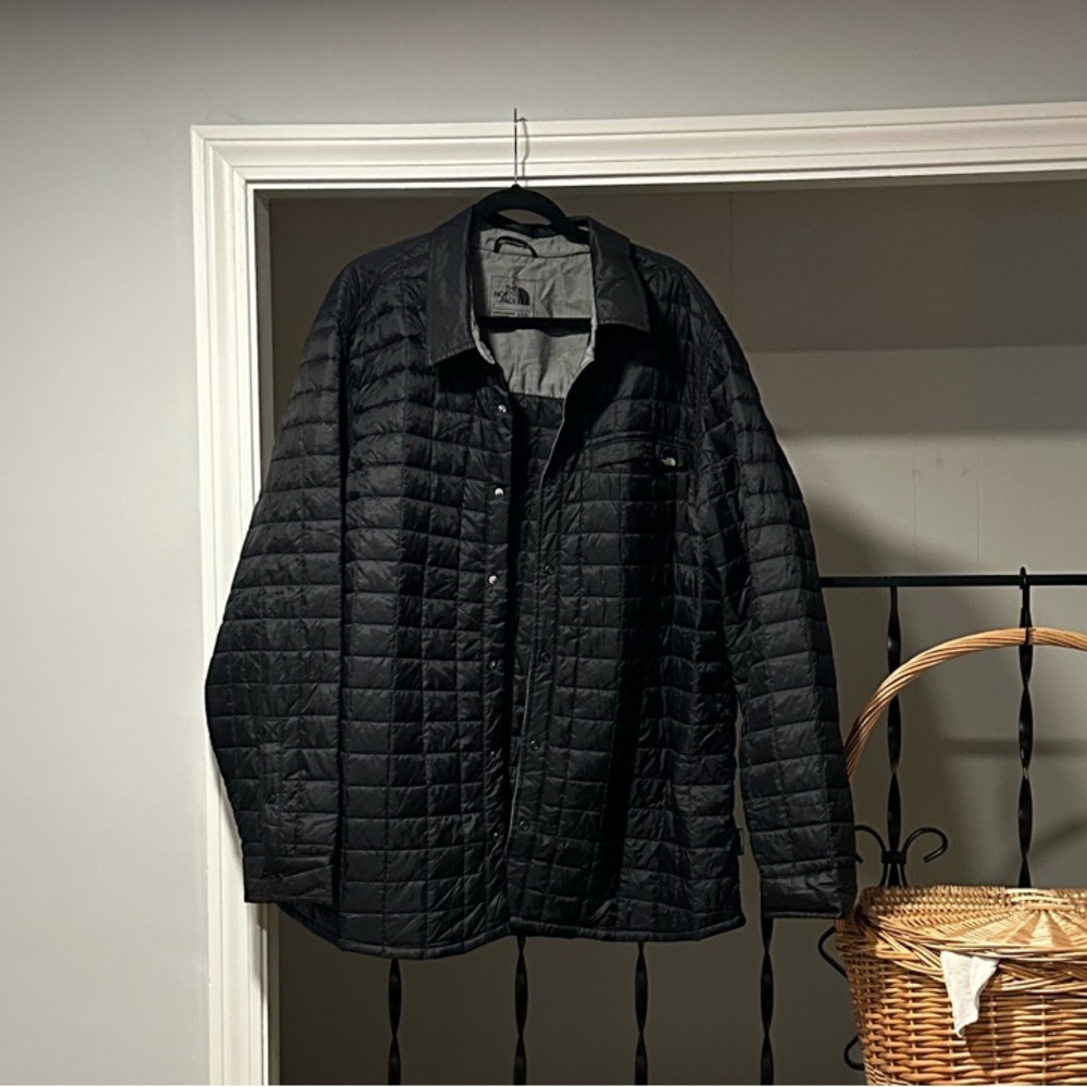 Men's Black Quilted Jacket